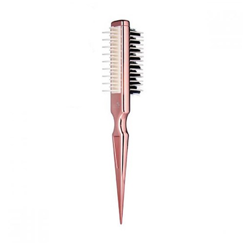 Brush - 6 In 1 Volumising & Teasing - Rose Gold